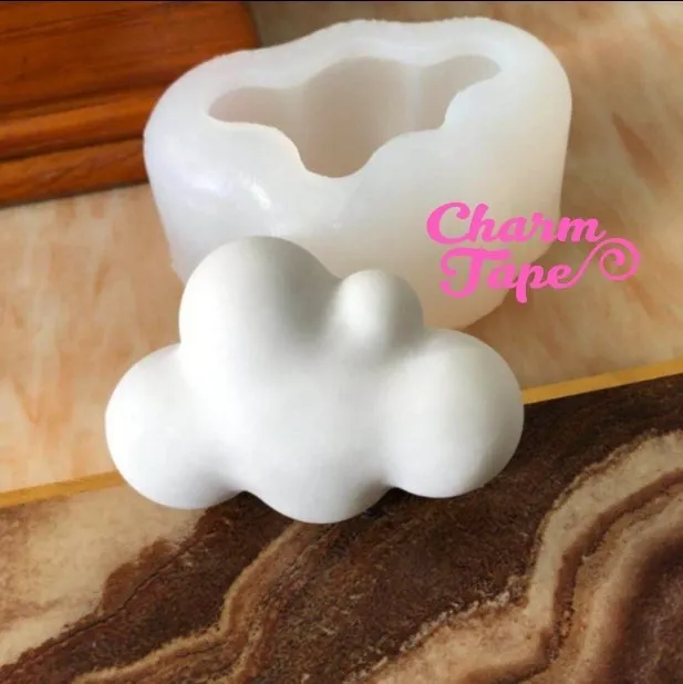3d Cloud shape Silicon silicone mold for uv resin / Home Decorations flexible mold Z0088