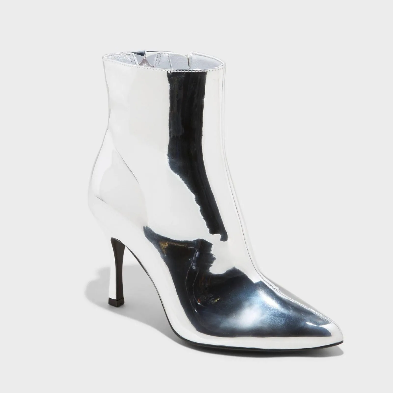 A New Day Women's Shandra Ankle Boots 89008906 Silver Gray 7.5M