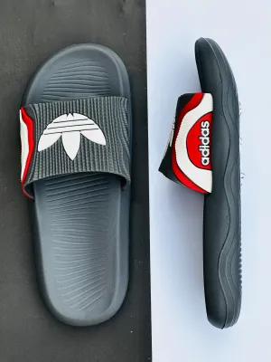 Adidas Relax Slide Sandals in Gray