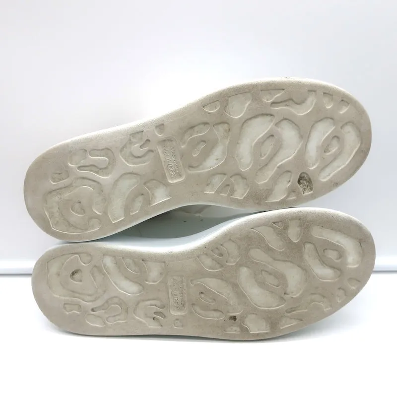 Alexander McQueen Oversized Sneakers White Leather & Patchouli Suede Size 38.5 E
