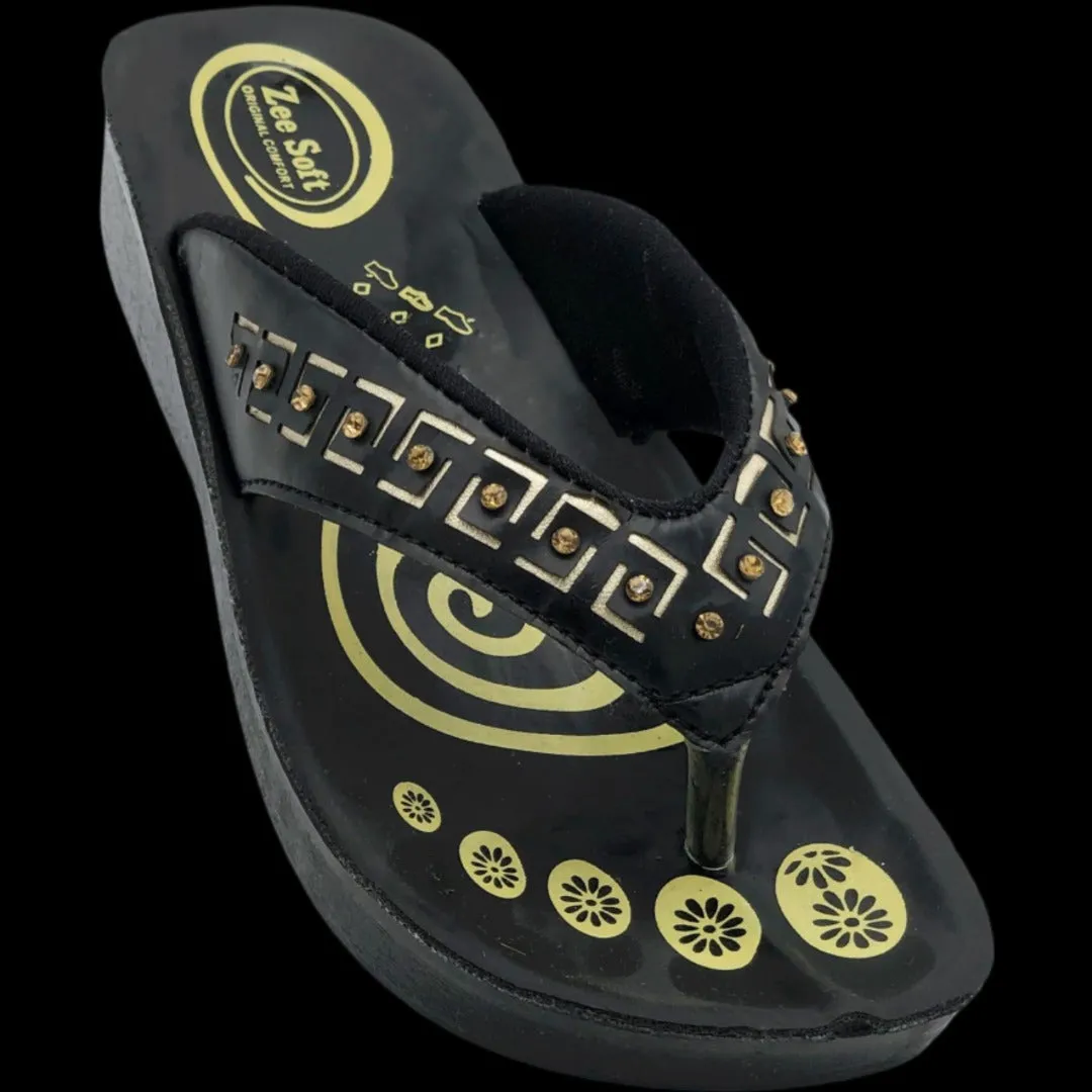 ARSFT Women's PU Soft Slippers - Article 3804