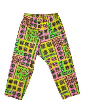 Aztec Camera Rave Pant by Raising Ravers - Bright Colours, Ages 2-12 Years