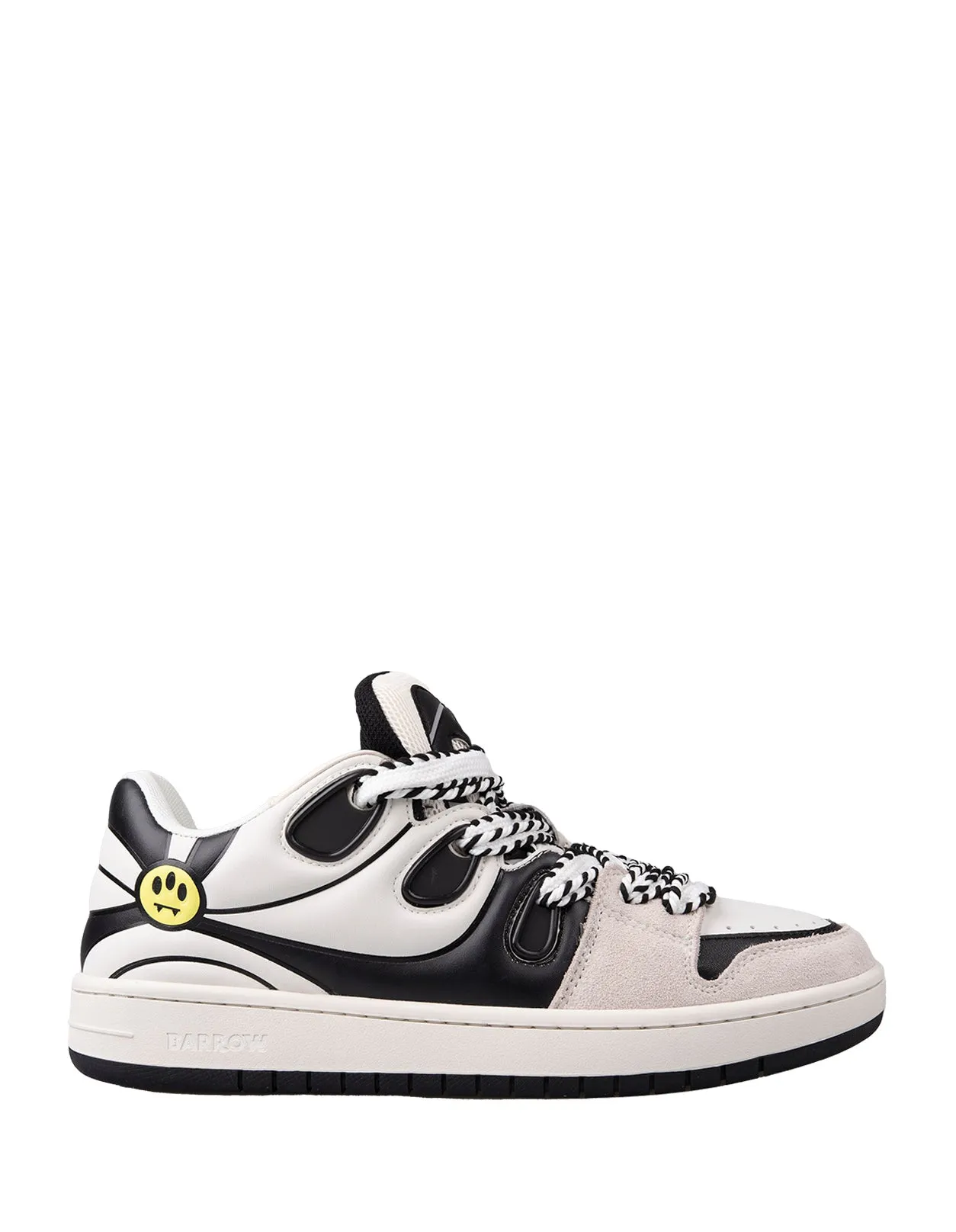 Barrow Skate Unisex Sneakers- Off White/Black