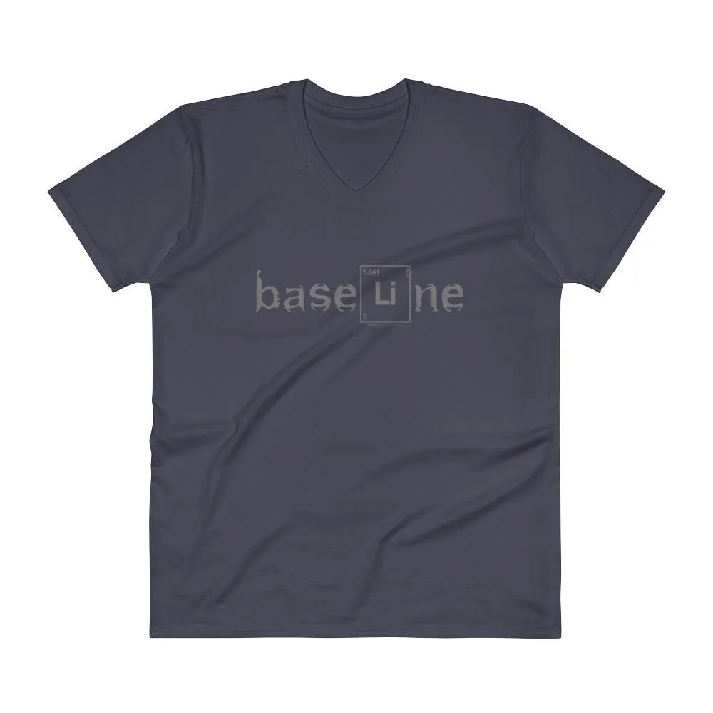 BaseLine Lithium Bipolar Awareness V-Neck T-Shirt