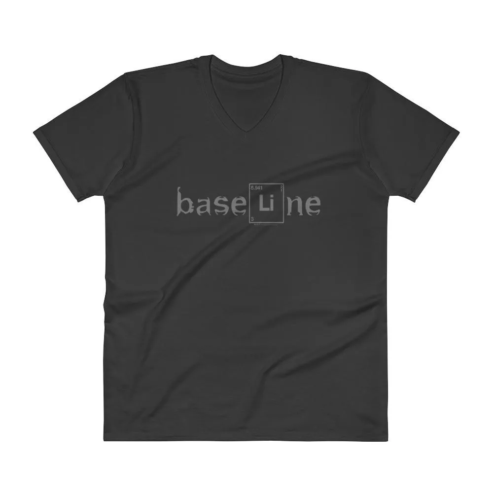 BaseLine Lithium Bipolar Awareness V-Neck T-Shirt