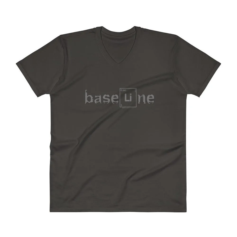 BaseLine Lithium Bipolar Awareness V-Neck T-Shirt