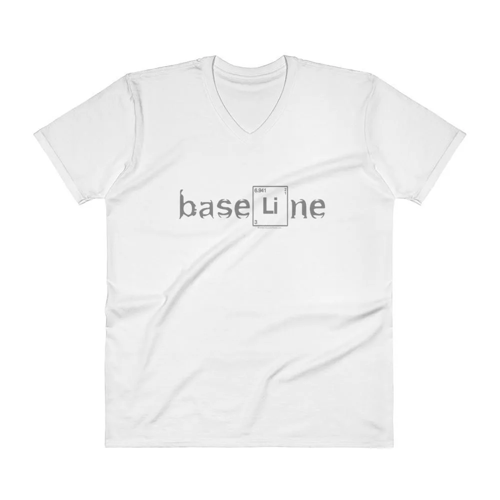 BaseLine Lithium Bipolar Awareness V-Neck T-Shirt