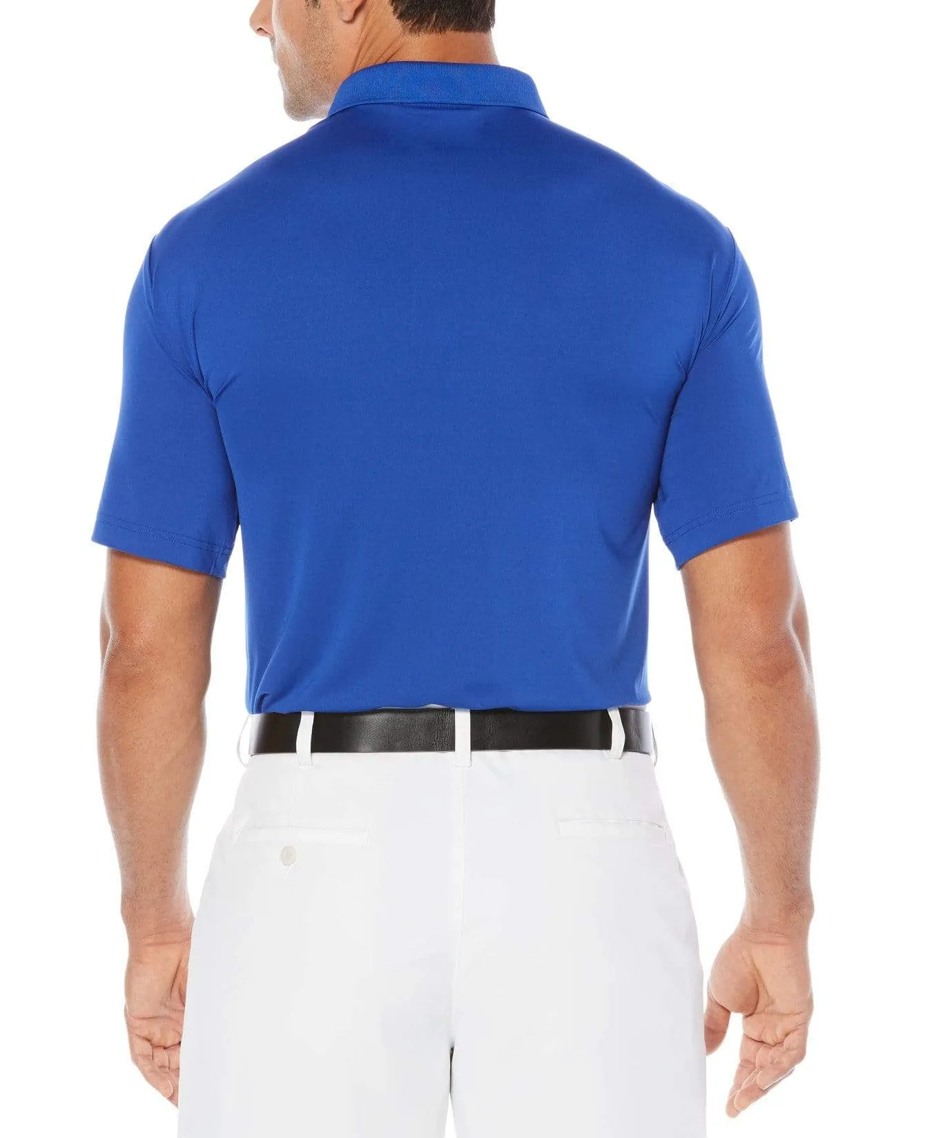Big & Tall Opti-Dri Textured Color Block Polo