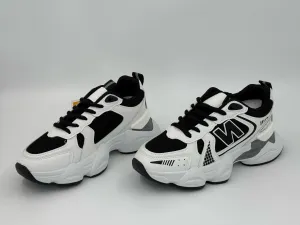 Black & White Running Shoes