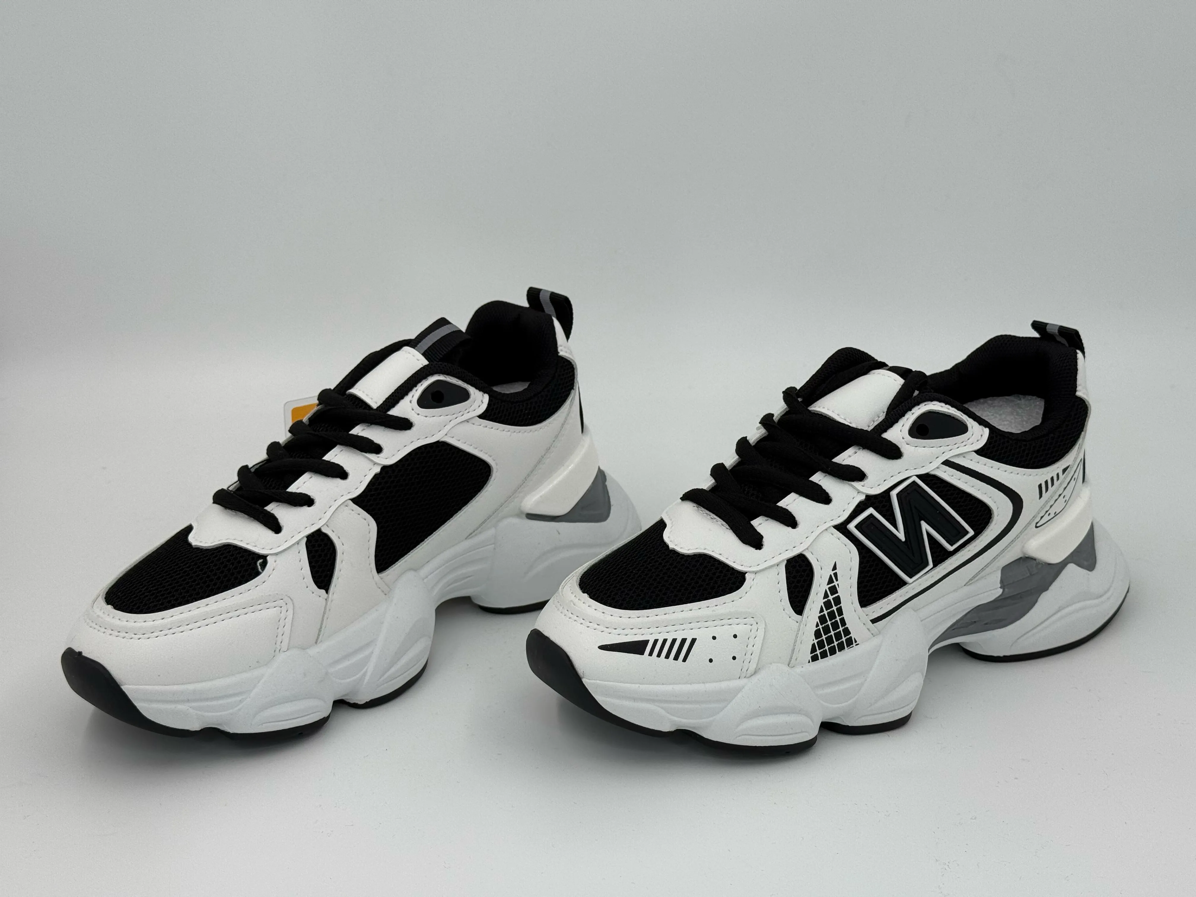 Black & White Running Shoes