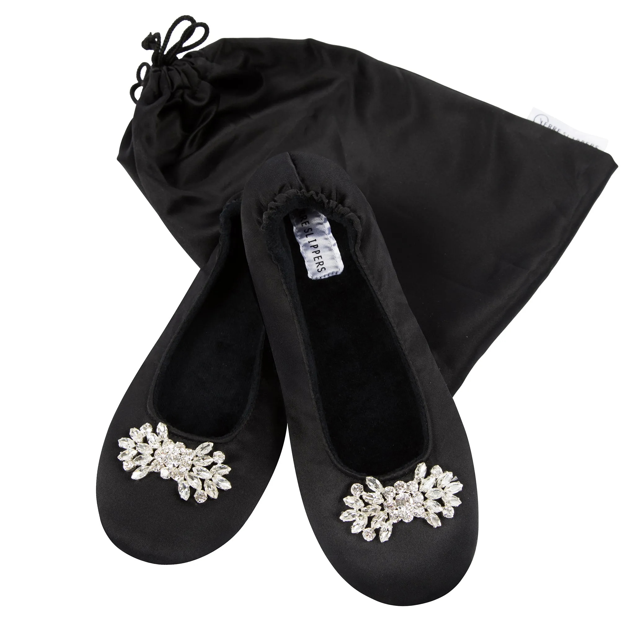 Black Royal Slippers