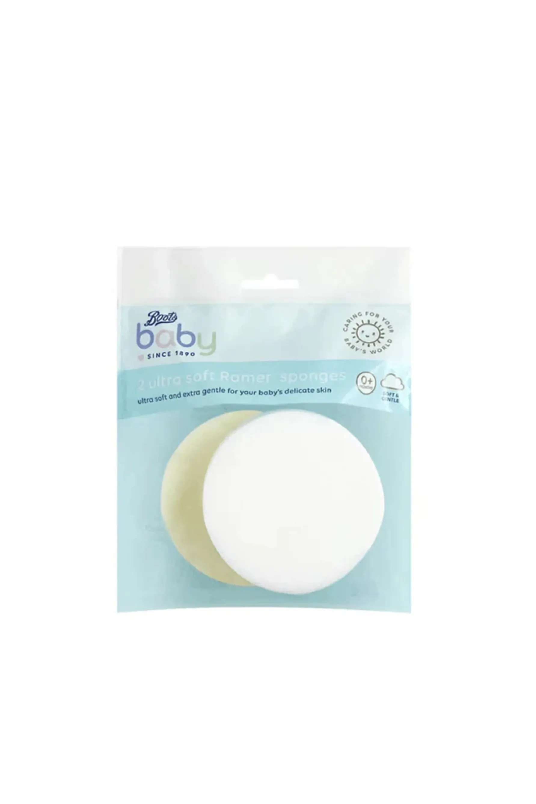 BOOTS Baby 2 Ultra Soft Ramer Sponges 2pk