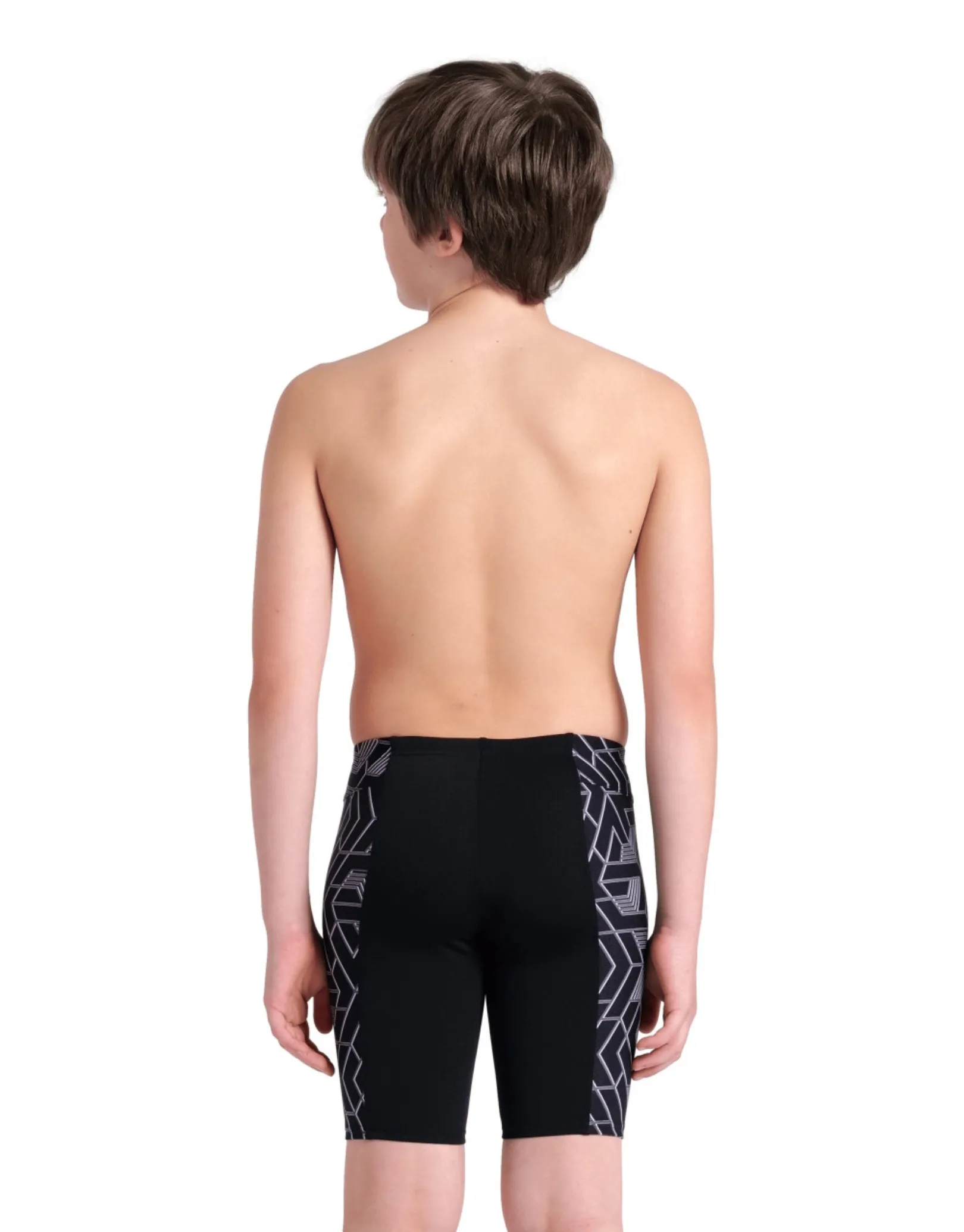 Boys Escape Swim Jammer - Black/Team