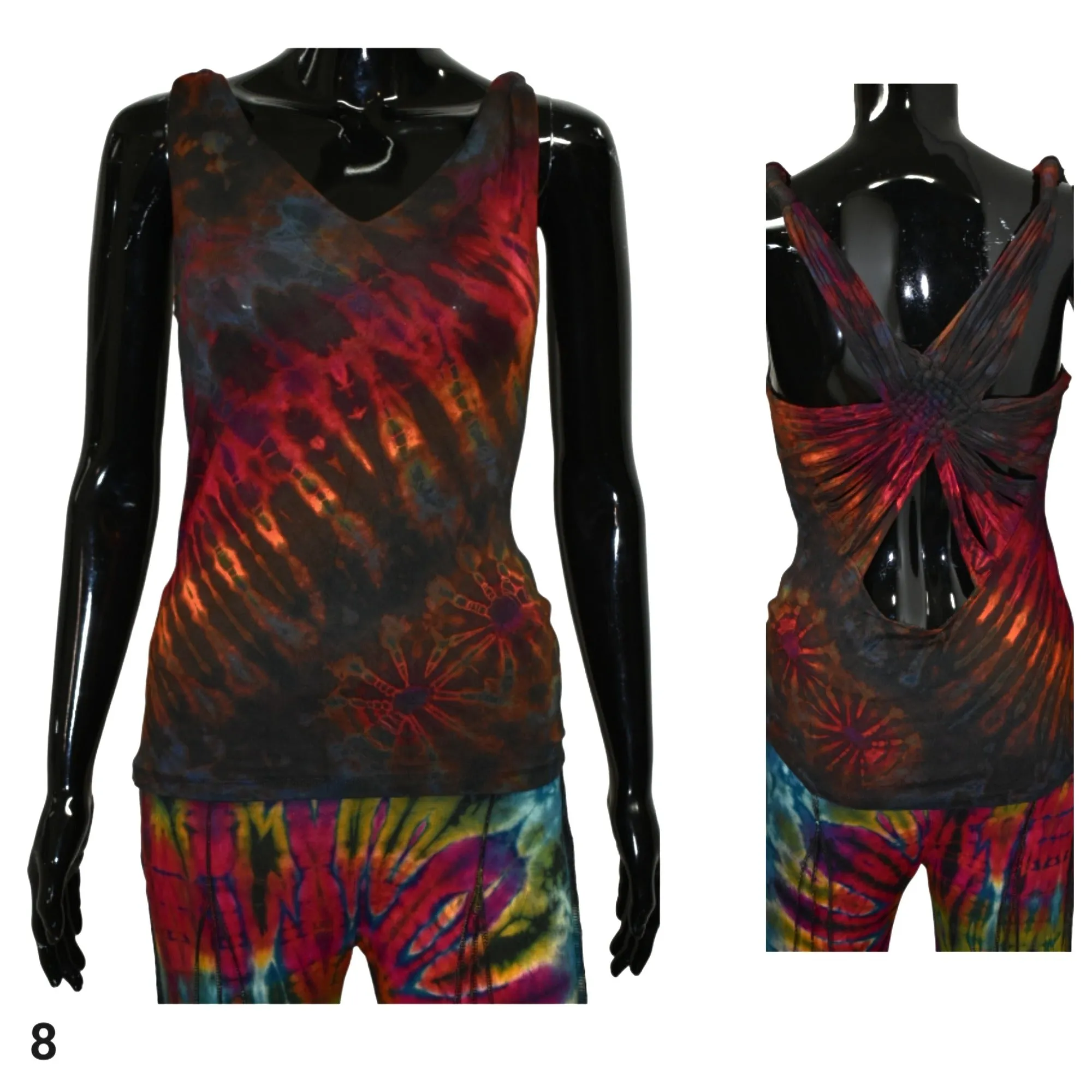 Braided X Back Top