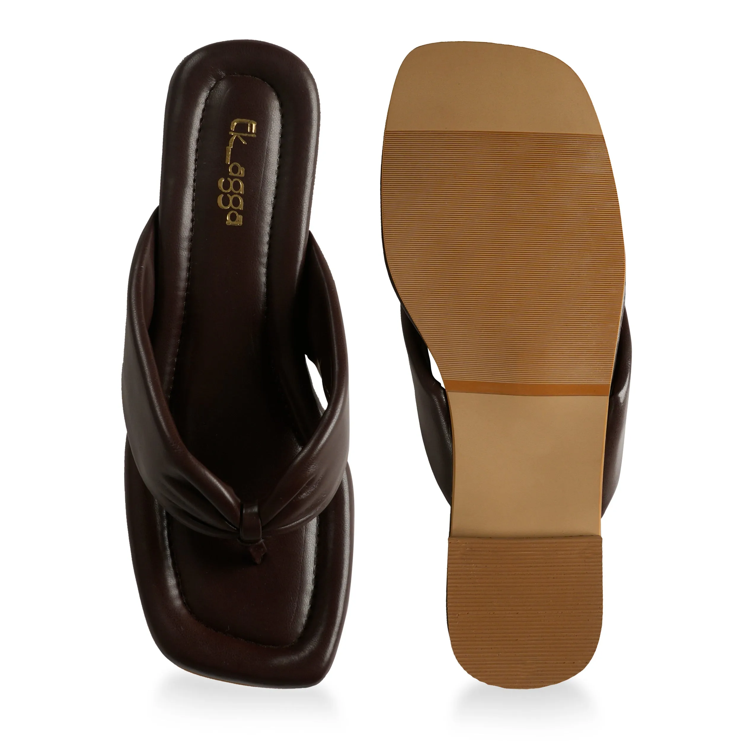 Brown  Thong Flats