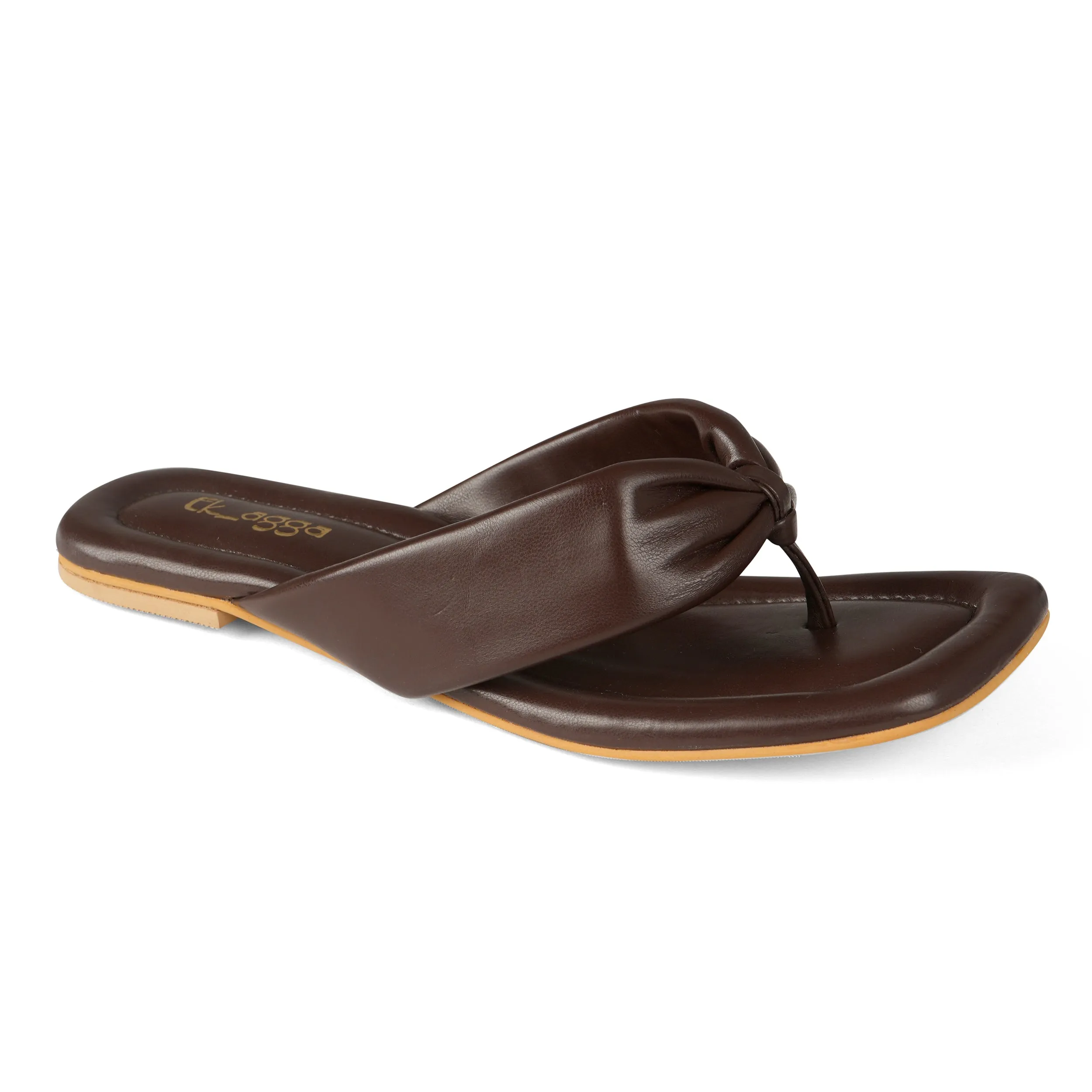Brown  Thong Flats