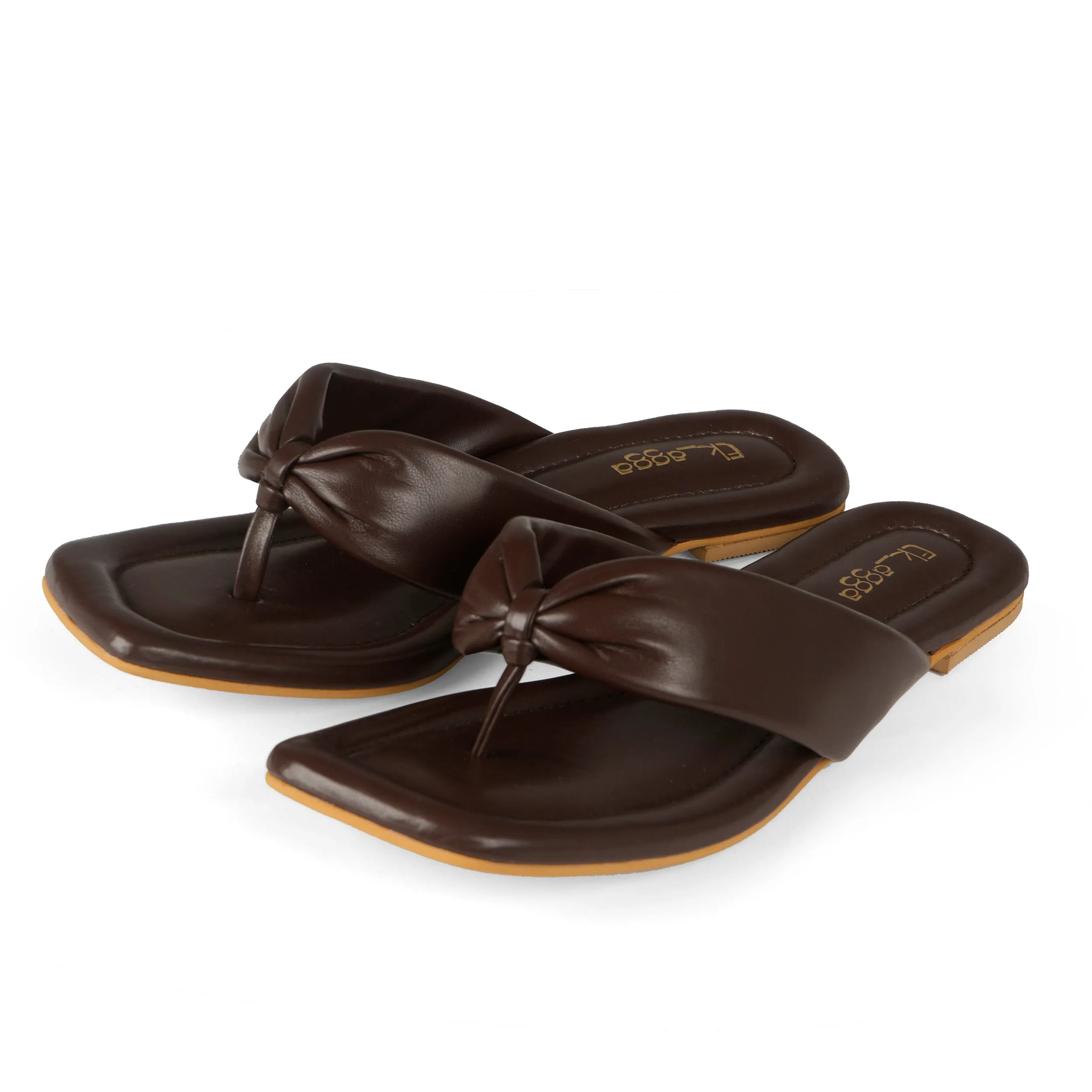 Brown  Thong Flats