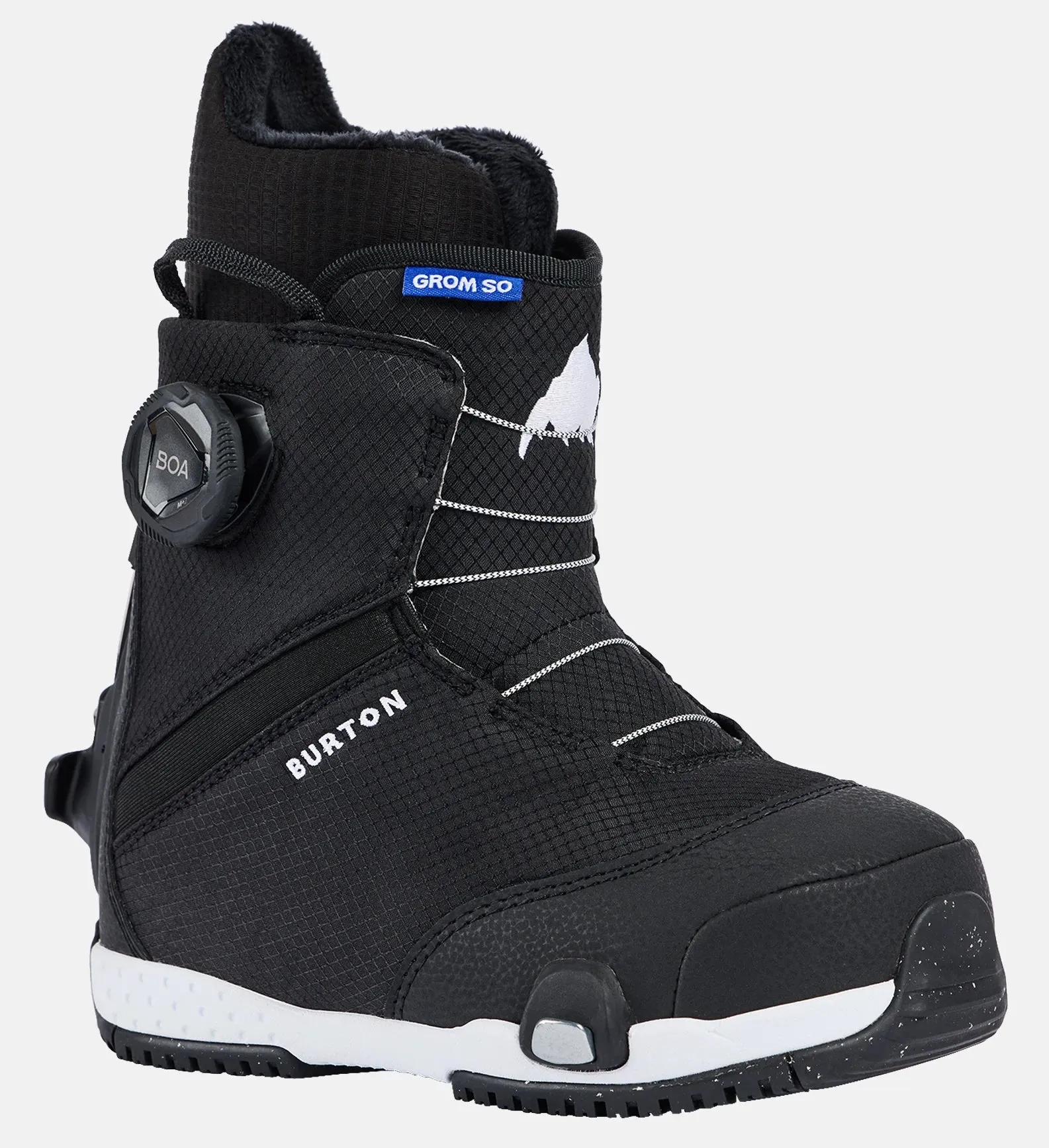 Burton Grom Boa Step On Snowboard Boots Kids Black