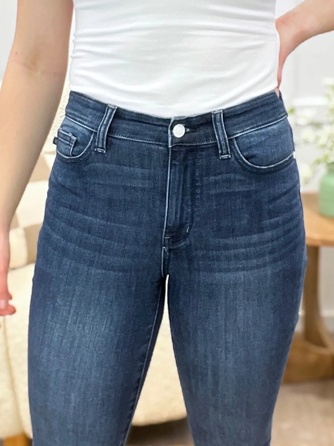 Charlotte Capri w/ Side Slit by Judy Blue