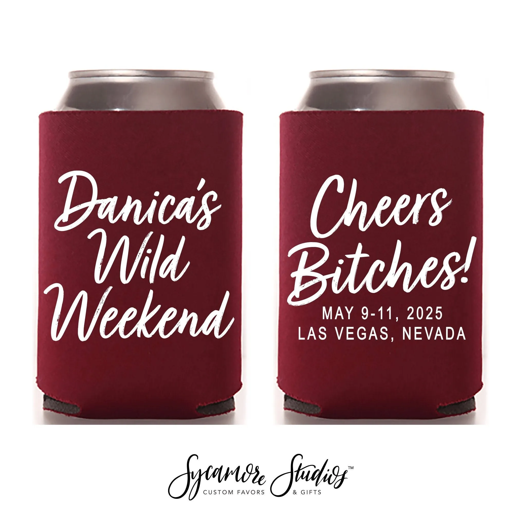 Cheers Bitches - Bachelor / Bachelorette Can Cooler #16R
