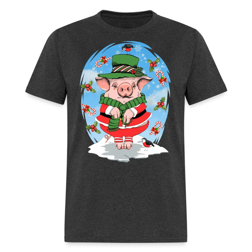 Christmas - Cute Pig Noel - Family Shirts Men, Woman Christmas T Shirts