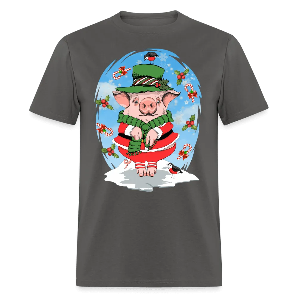 Christmas - Cute Pig Noel - Family Shirts Men, Woman Christmas T Shirts