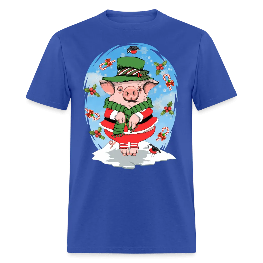 Christmas - Cute Pig Noel - Family Shirts Men, Woman Christmas T Shirts