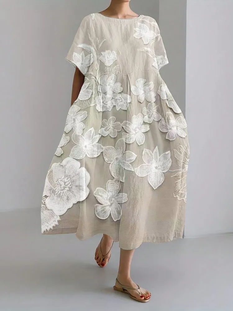 Cirelle™ Newest Arrivals - Elegant Floral Print Dress