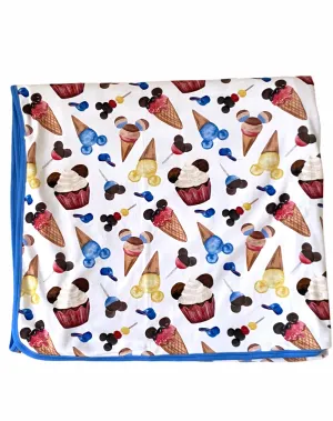 Cozy Cuddle Blanket - Boys Sweet Treats (poly/spandex)
