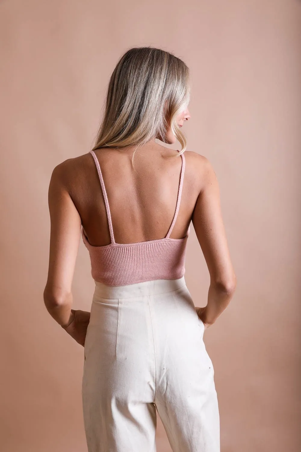 Cozy Knit Pattern Brami - 5 colors
