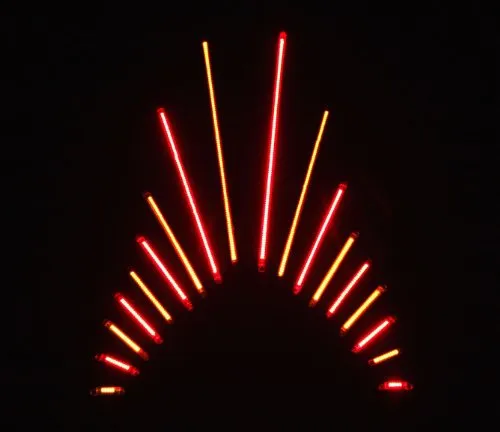 Custom Dynamics TF100RS Flexible LED Strip (100-LED, 12.80" Long Red/Smoke Truflex)