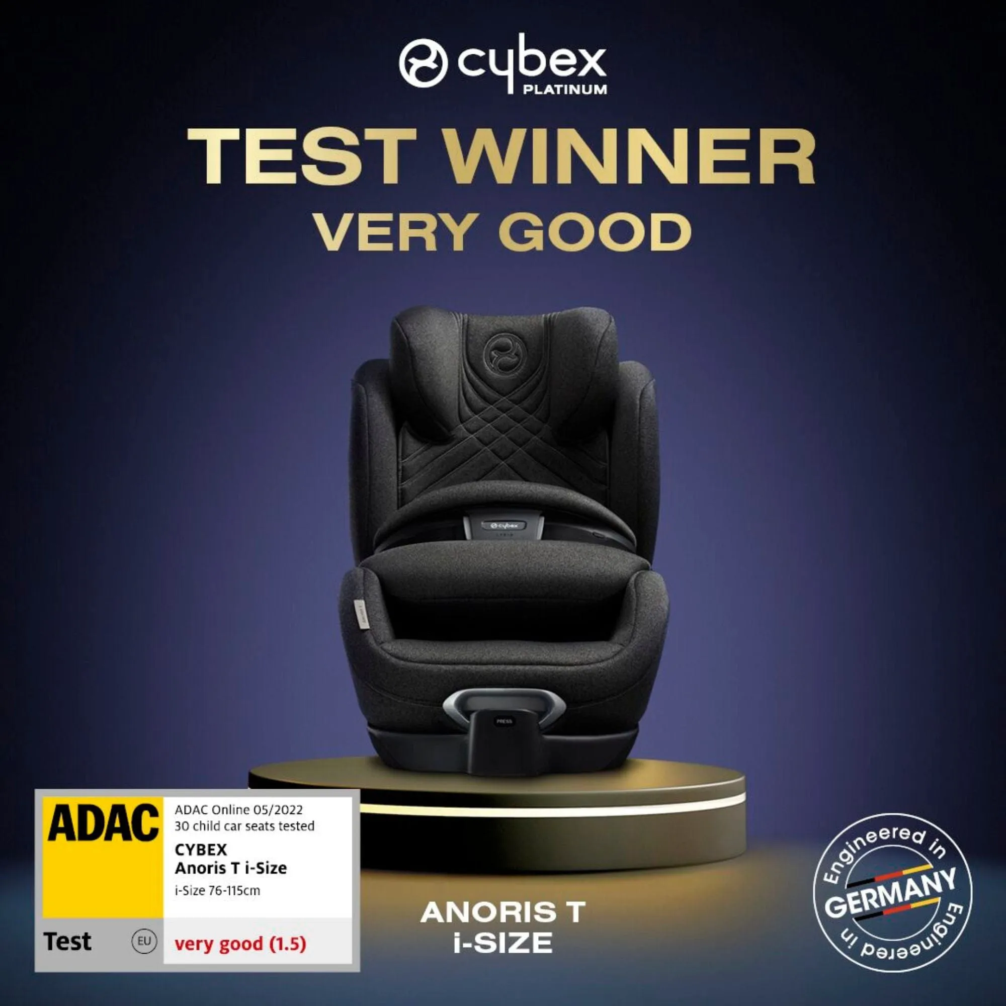 Cybex Anoris T2 i-Size PLUS Car Seat - Cozy Beige