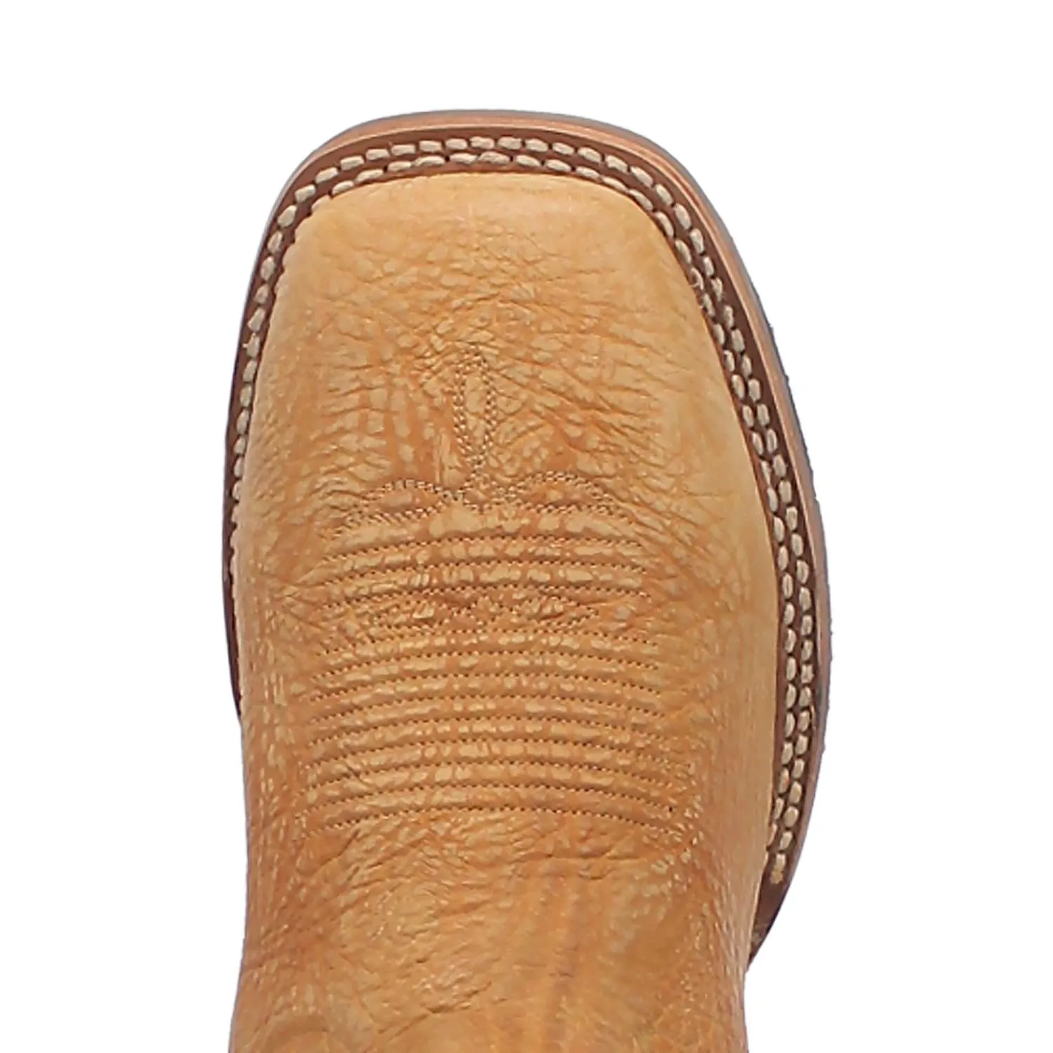 Dan Post Dugan Tan Bison Broad Square Toe Boots for Men
