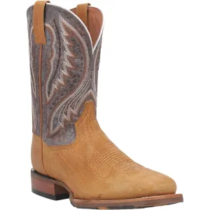 Dan Post Dugan Tan Bison Broad Square Toe Boots for Men