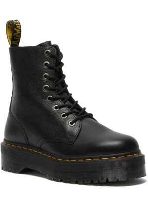 Dr. Martens Jadon lll Soft Leather Platform Boots Black