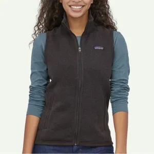 EUC Patagonia Women's Better Sweater Vest Full-zip &amp; Zip Pockets in Black Small
