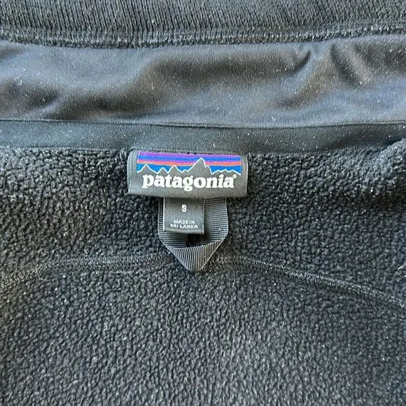 EUC Patagonia Women's Better Sweater Vest Full-zip &amp; Zip Pockets in Black Small
