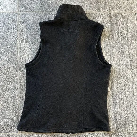 EUC Patagonia Women's Better Sweater Vest Full-zip &amp; Zip Pockets in Black Small