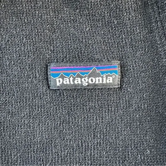 EUC Patagonia Women's Better Sweater Vest Full-zip &amp; Zip Pockets in Black Small
