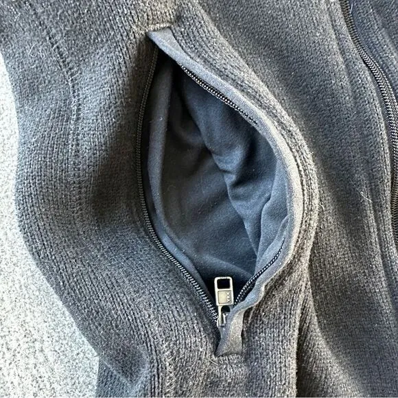 EUC Patagonia Women's Better Sweater Vest Full-zip &amp; Zip Pockets in Black Small