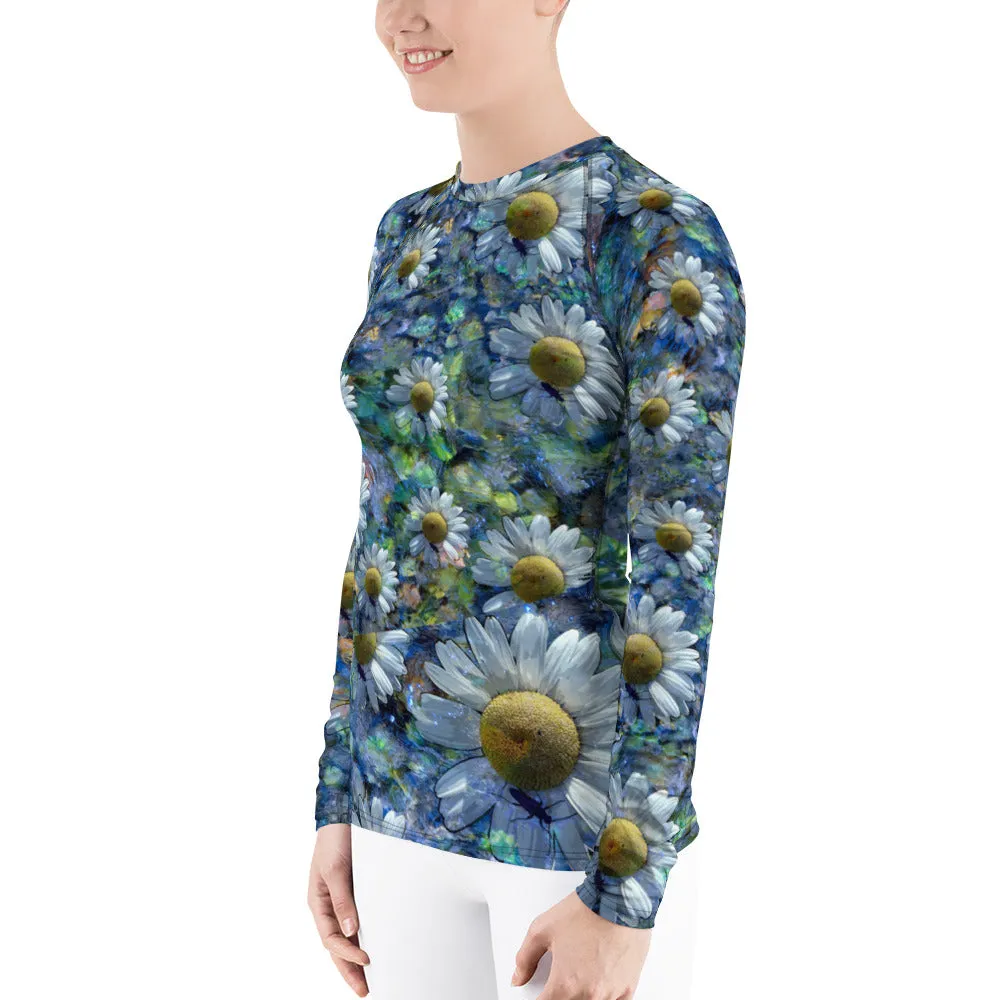 Floating Daisies Long Sleeve Top