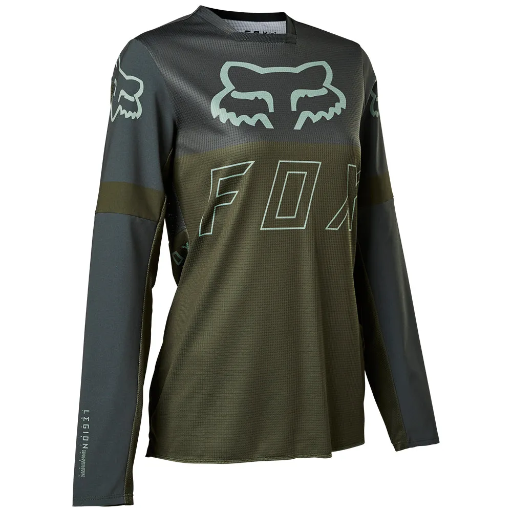 FOX WOMENS LEGION LT JERSEY [OLIVE GREEN]