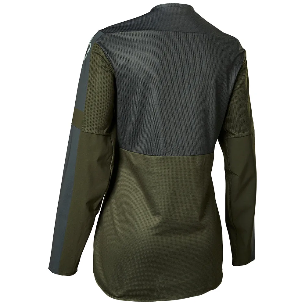 FOX WOMENS LEGION LT JERSEY [OLIVE GREEN]