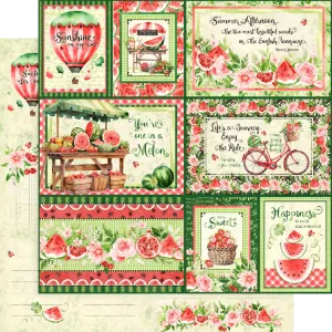 G45 - Sunshine On My Mind - 12x12 Single Sheet / Easy, Peasy, Summer Breezy