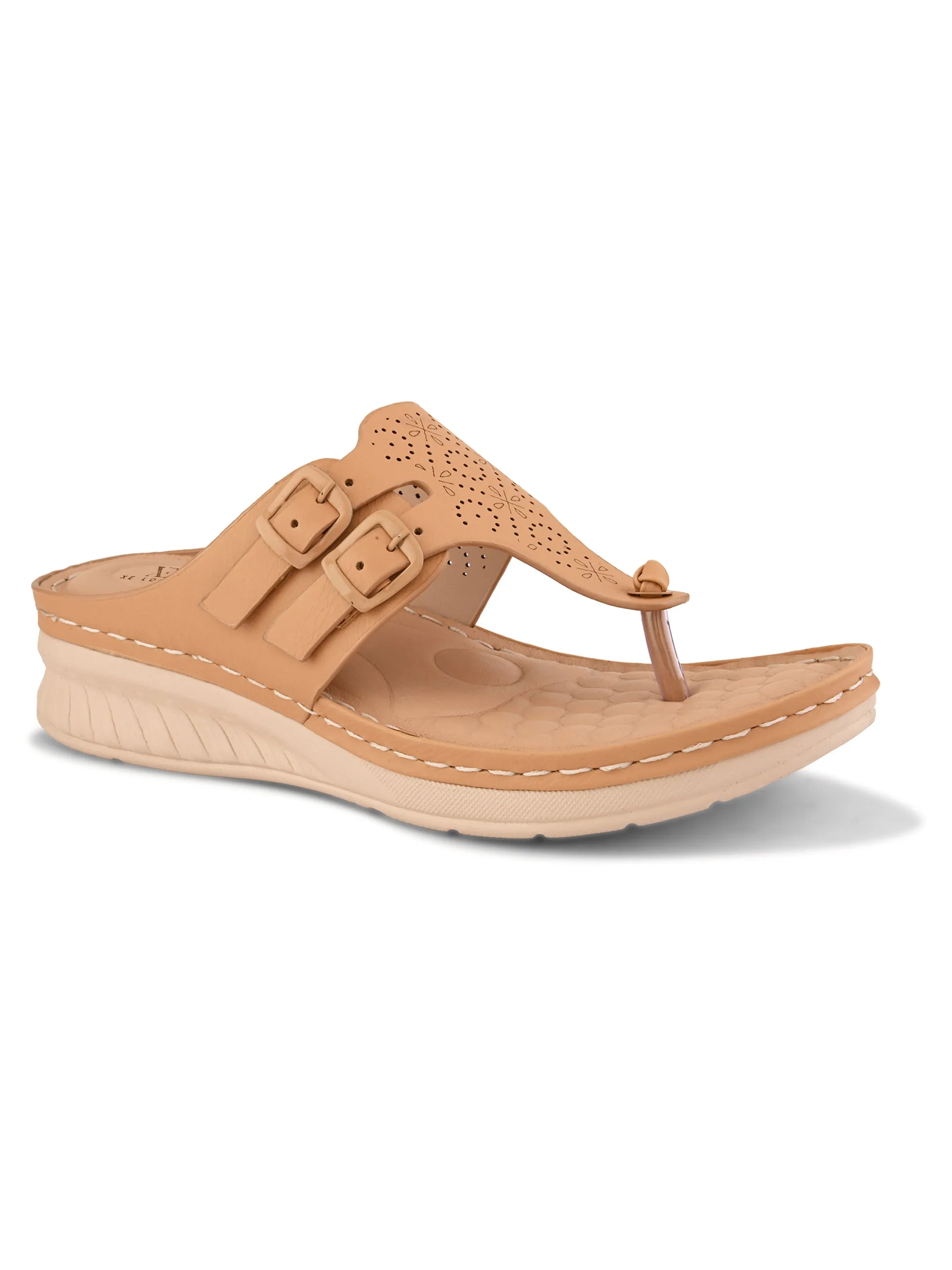 Graceful & Durable Buckle Design Doctor Slippers
