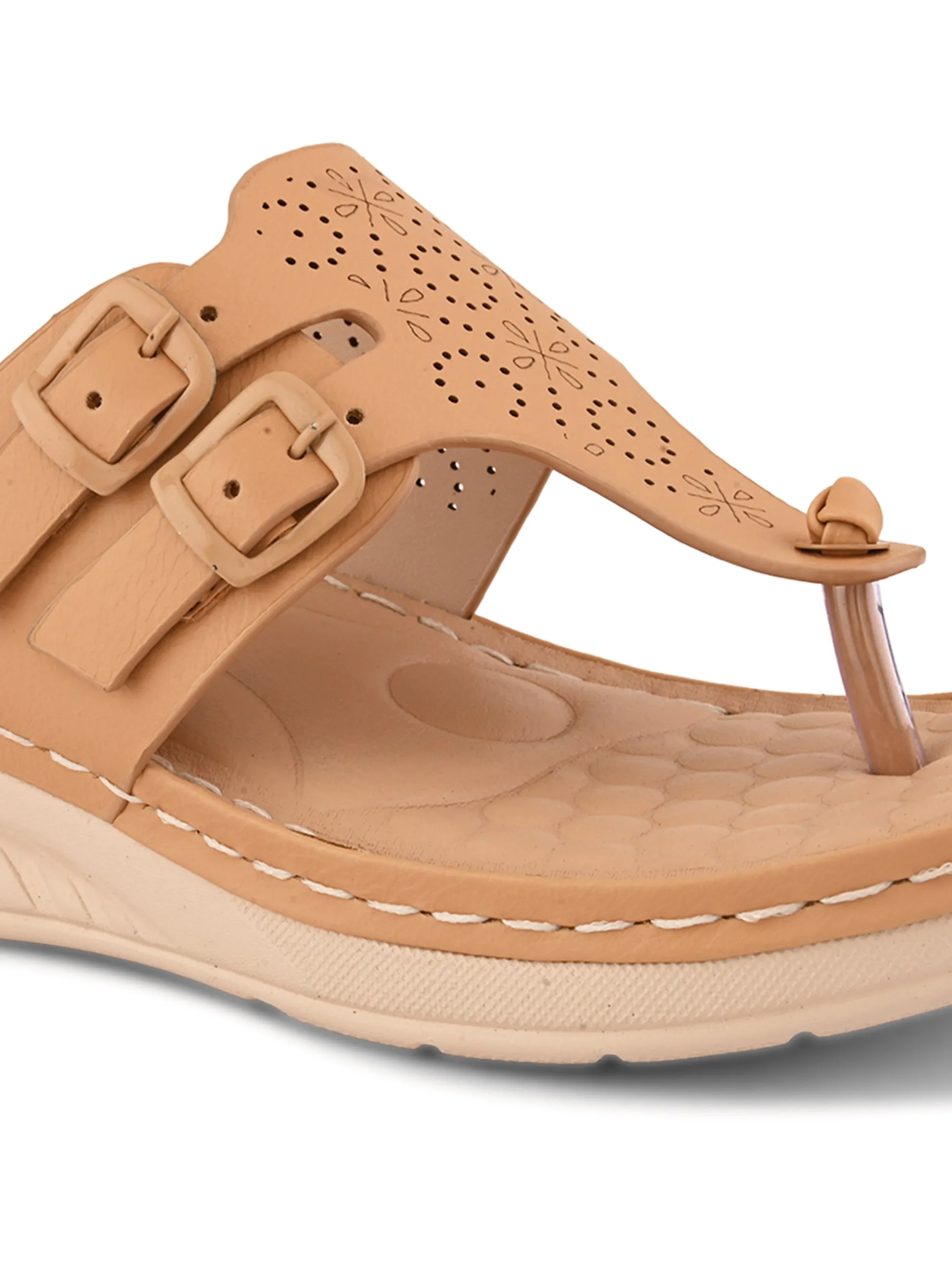 Graceful & Durable Buckle Design Doctor Slippers