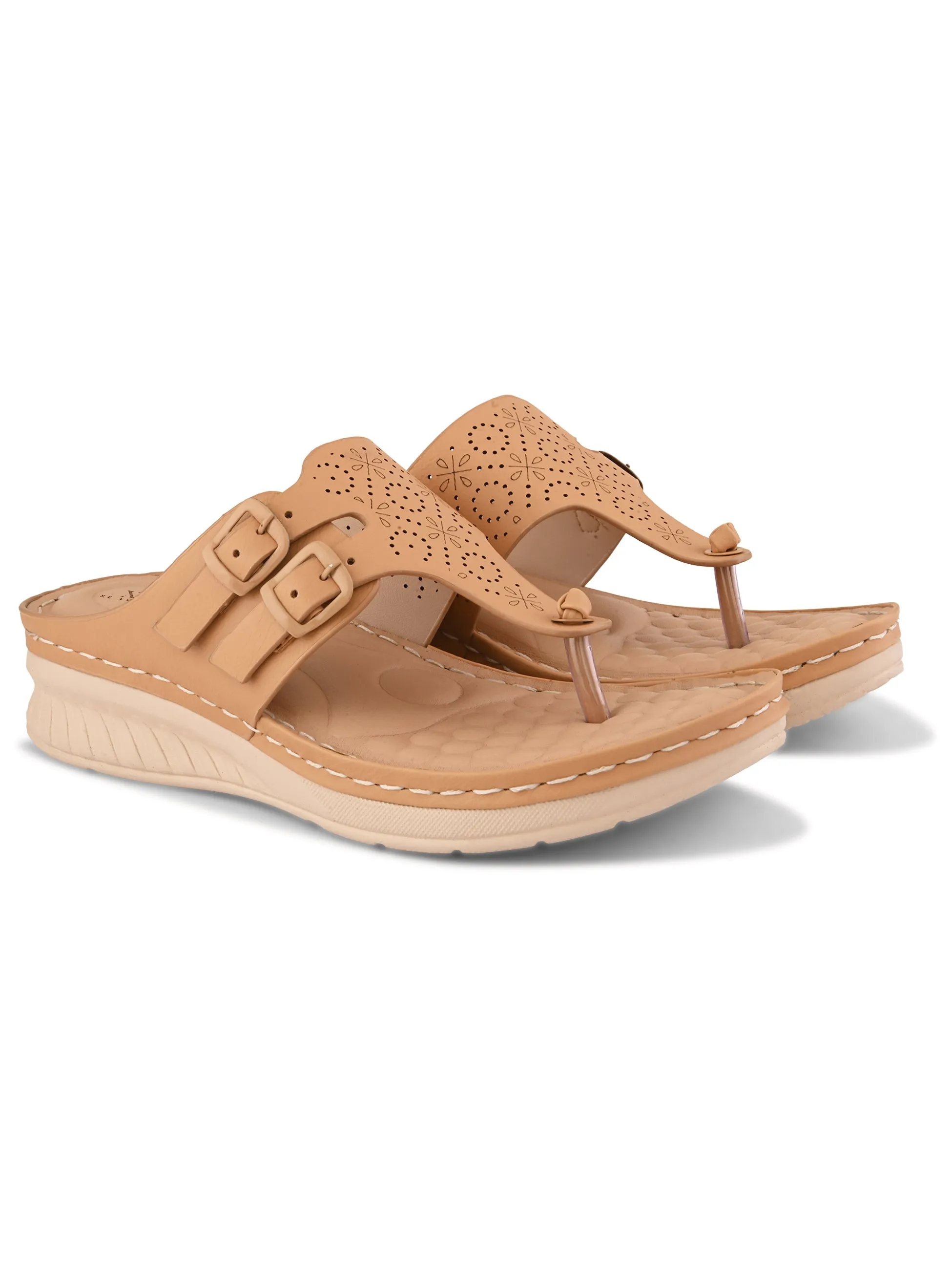 Graceful & Durable Buckle Design Doctor Slippers