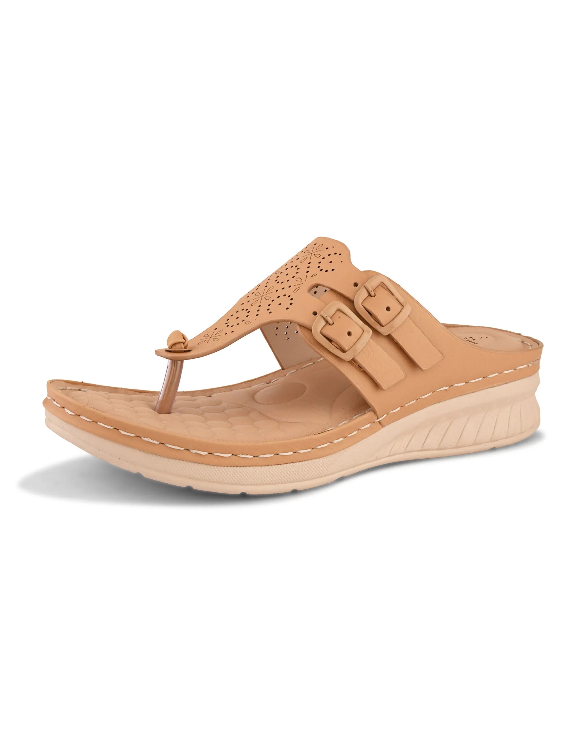 Graceful & Durable Buckle Design Doctor Slippers