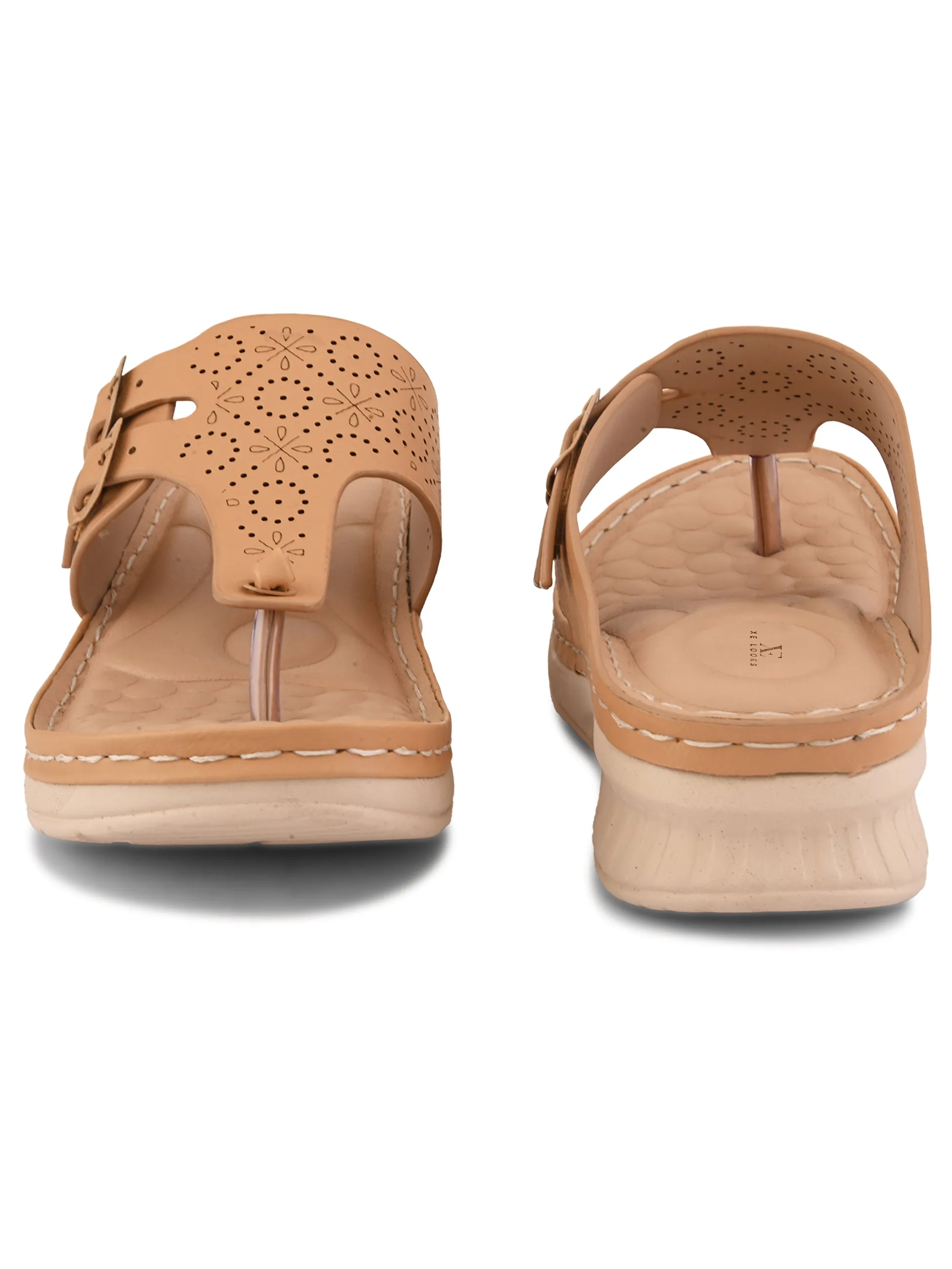 Graceful & Durable Buckle Design Doctor Slippers