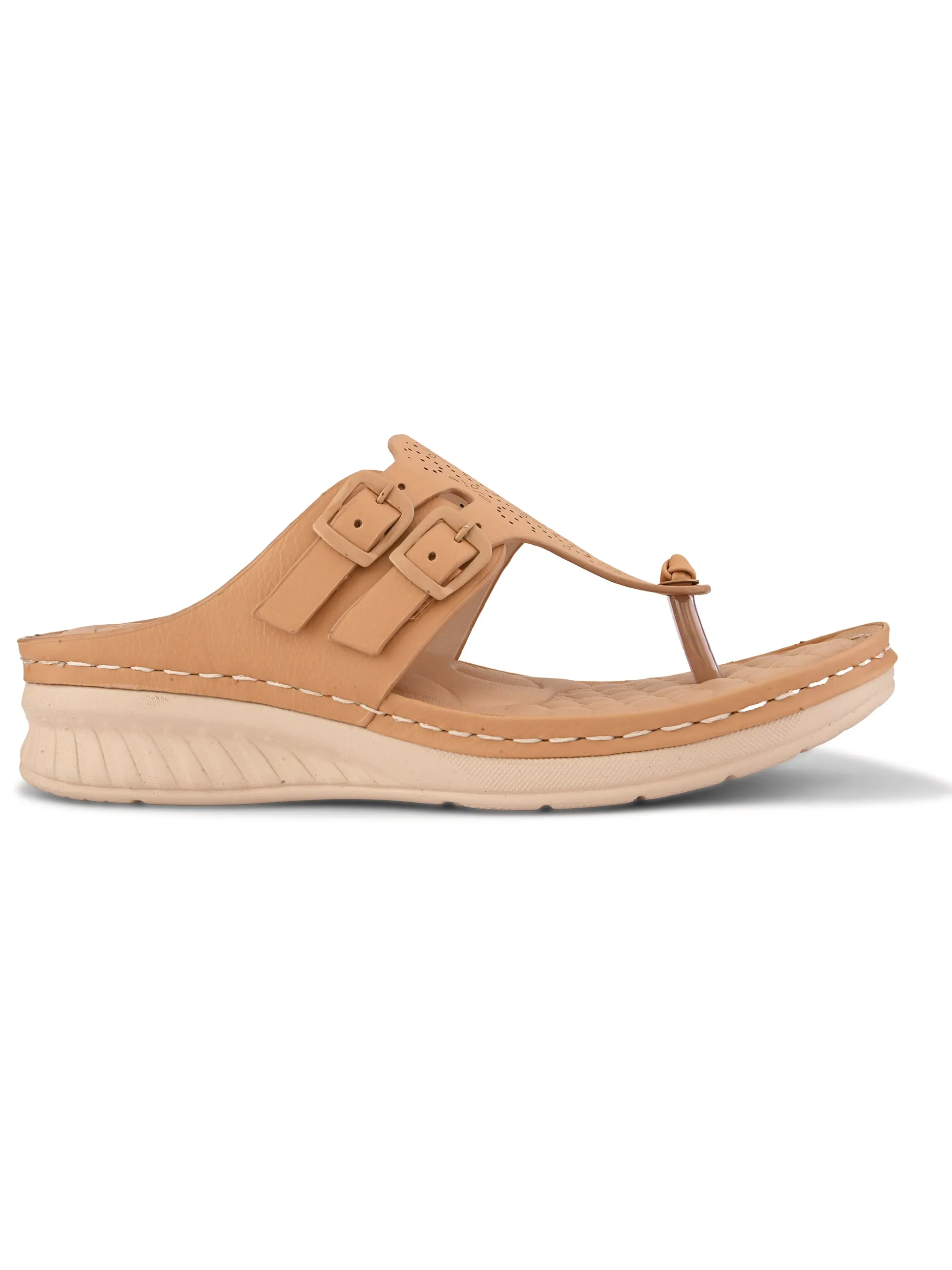 Graceful & Durable Buckle Design Doctor Slippers